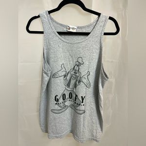 Vintage 90s Goofy - Walt Disney World Gray Tank Top